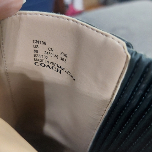 Coach Prestyn bootie green size 8 - Picture 7 of 11